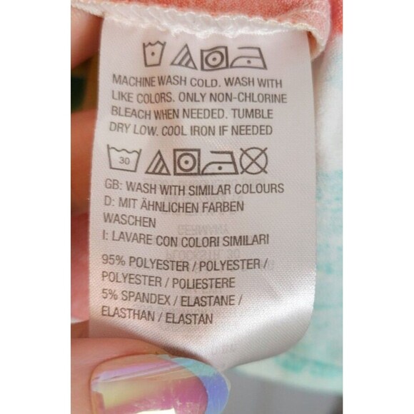 QVC D&Co Plus Size Button-Up Top Size 3X Colorful Long Sleeve Spring Eas… - Picture 6 of 7